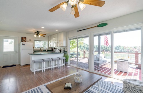 Falls of Rough House | Lakefront 3BR/2BA-Wake Up to Views, Private Master Suite, Deck & Firepits!
