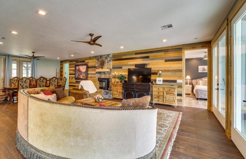 Afton House | Lakefront Afton Home with Hot Tub and Game Room!