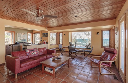 Lakeside House | Lakefront Architect Home, Private Assn Beach Below, 5 Decks