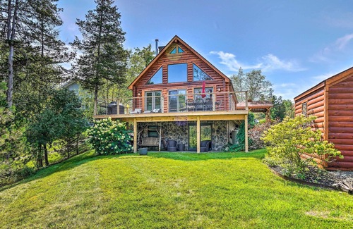 Athens Cabin | Lakefront Athens Getaway w/Game Room & Deck!