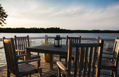 Arcadia House | Lakefront, Beautiful, Cathedral Ceilings, Walk to private Lake Michigan Beach