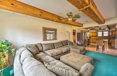 Brohman Cottage | Lakefront Brohman Retreat w/Dock & Fire Pit!
