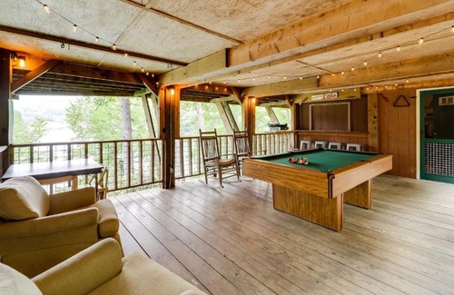 Butler House | Lakefront Butler Retreat with Hot Tub and Dock!