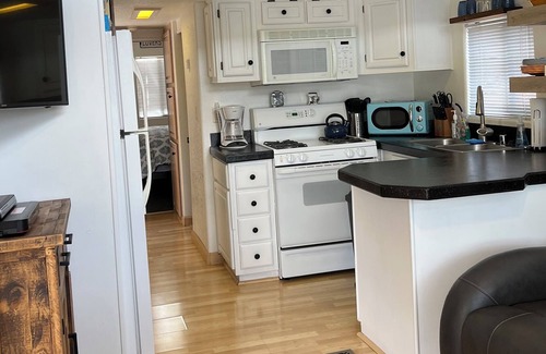 Peninsula Village Cabin | Lakefront Cabin, Boat slip, King bed, Seasonal Beach & Great View!