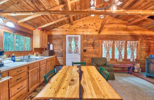 Levering Cabin | Lakefront Cabin w/Beach Access: Levering Retreat