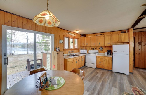 Manistique Cabin | Lakefront Cabin w/Private Dock & Beach!