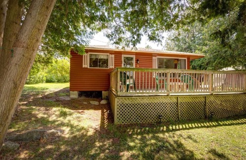 Lakefield Ski Chalet | Lakefront Cabin with Boat Beach and Swimming