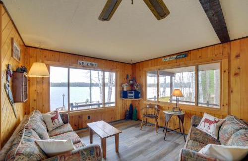 Manistique House | Lakefront Cabin with Private Dock and Beach!