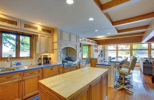 Cadillac House | Lakefront Cadillac Retreat w/Sauna + Boating!