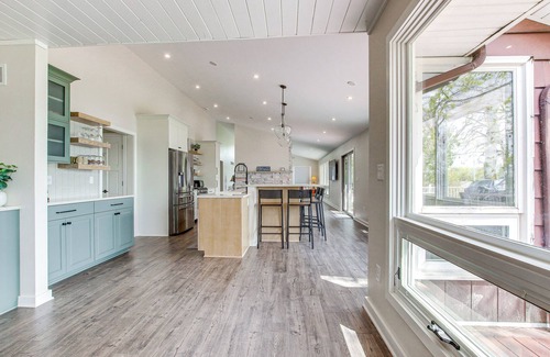 Campbellsport House | Lakefront Campbellsport Retreat w/Dock & Yard!