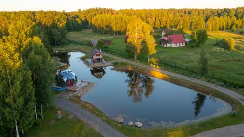 Limbazi Municipality House | Lakefront cottage 10 min walk from Baltic Sea