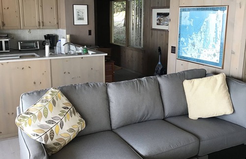 Lake Township House | Lakefront Cottage with 100' Sandy Beach on Crystal Lake