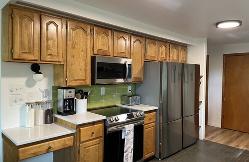 Newaygo Cottage | Lakefront Cottage with Private Beach, Sleeps 14