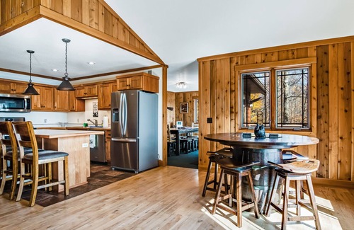 Presque Isle House | Lakefront, dog-friendly retreat w/ kayaks, canoe, basketball, & beach area