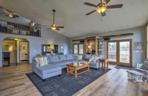 Eau Galle House | Lakefront Eau Galle Home with Hot Tub and Fire Pit
