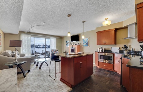 Charlevoix Condo | Lakefront Escape | Downtown Charlevoix | Pool, Hot Tub, Sauna | Sleeps 4
