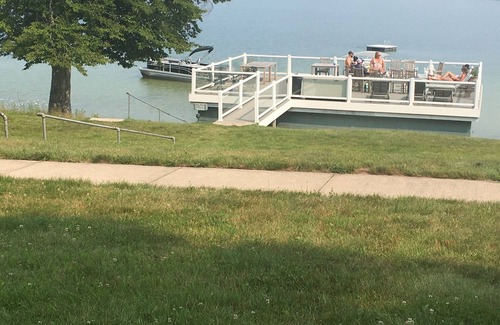 Arcadia House | Lakefront, Fabulous View of Lower Herring Lake, Access to Lake Michigan Beach