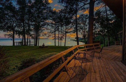 West Livingston House | Lakefront Family Fun: Pet-Friendly Home with Dock & Peaceful Lake Views