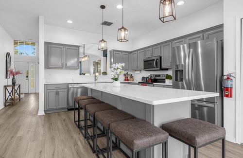 Kissimmee Villa | Lakefront Family Getaway with Pool and Game Room. Minutes to Disney!