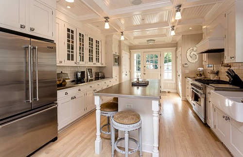 Grand Beach House | Lakefront Gem with amazing patio views, bunk room, private heated pool, gameroom