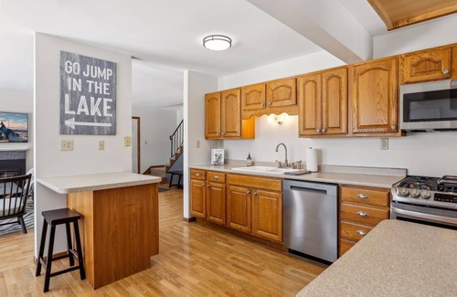 Ramsey County House | Lakefront Getaway: Hot Tub, Firepit & Fireplaces! 3 Bedroom Home by RedAwning