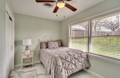 Lakeside City House | Lakefront Guesthouse. Near Sheppard Air Force Base & MSU. Gated, game room & fun