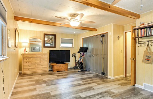Long Lake House | Lakefront Hale Vacation Rental w/ Hot Tub & Dock!