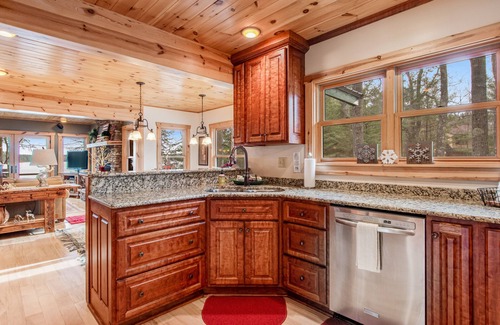 Manitowish Waters House | Lakefront home in a great location with docks, private beach, sauna & firepit
