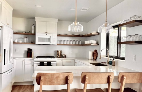 Prudenville House | Lakefront Home: Hot Tub, Paddle Boards, Game Room
