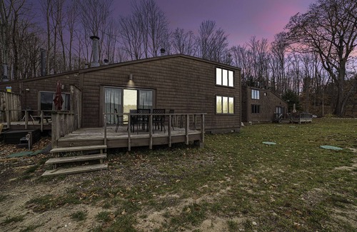 Gaylord Ski Chalet | Lakefront Home Minutes to Boyne Mountain and Downtown Gaylord