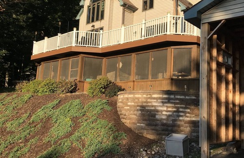 Northville House | Lakefront home on the Great Sacandaga Lake with sunset views and 110 ft frontage