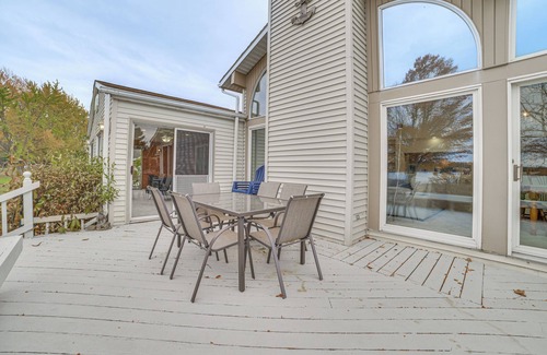 Oscoda House | Lakefront Home w/Deck & Dock in Oscoda Twp!