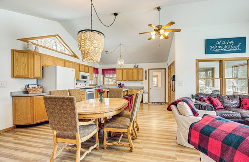 Rhinelander House | Lakefront Home w/Private Beach in Rhinelander!