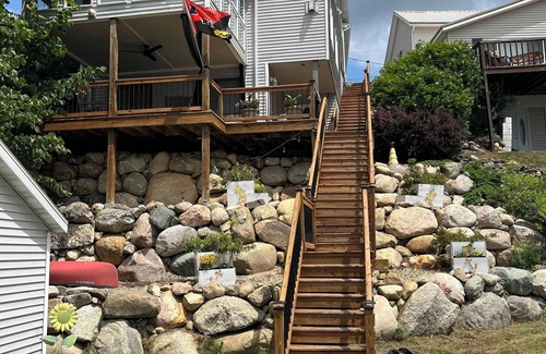 Plainwell House | Lakefront Home w/Sunset Views. New to Rental Market! Pontoon Rental Available.