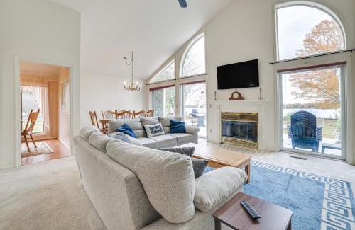 Oscoda House | Lakefront Home with Deck and Dock in Oscoda Twp!