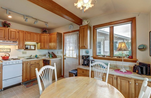 Falmouth Heights House | Lakefront home with beach views, WiFi, gas grill & patio - near beach