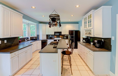 Lakeside Woods House | Lakefront home with boat dock, private firepit & game room - dog-friendly