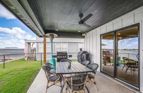 San Angelo House | Lakefront Home with Dock and Patio in San Angelo!