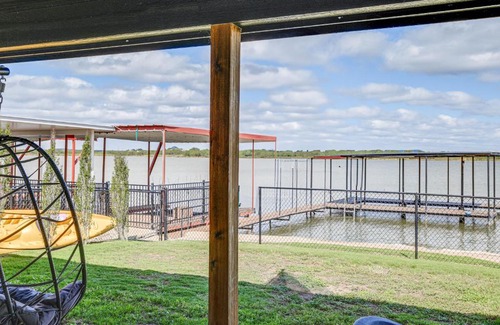 San Angelo House | Lakefront Home with Dock and Patio in San Angelo!