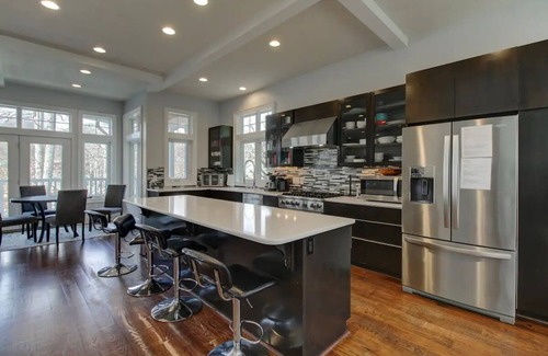 Moneta House | Lakefront Home with Hot tub, dock, & 12 beds