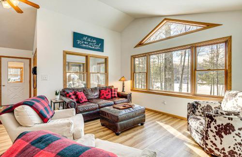 Rhinelander House | Lakefront Home with Private Beach in Rhinelander!
