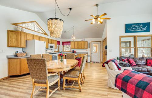 Rhinelander House | Lakefront Home with Private Beach in Rhinelander!
