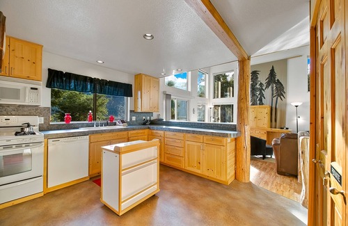 Wallowa County House | Lakefront home with private dock, 2 decks, lake views & fireplace
