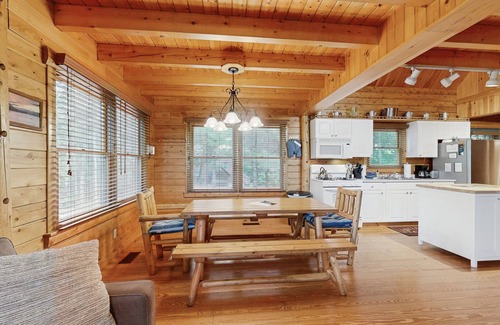 Greenville House | Lakefront home with private dock, canoe & kayak, fast WiFi, and firepit - dog OK