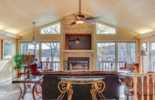 Hot Springs Village House | Lakefront Hot Springs Village Home with Private Dock