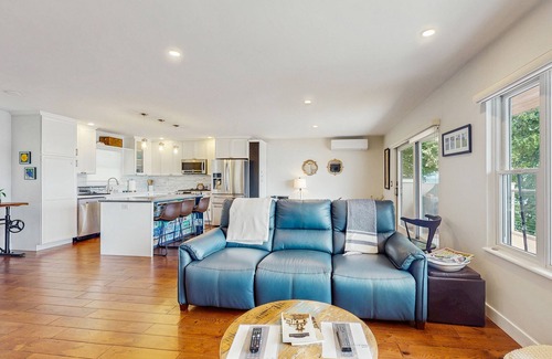 Malletts Bay House | Lakefront house, mountain views, hot tub, kayaks, floating dock, fireplace, bbq