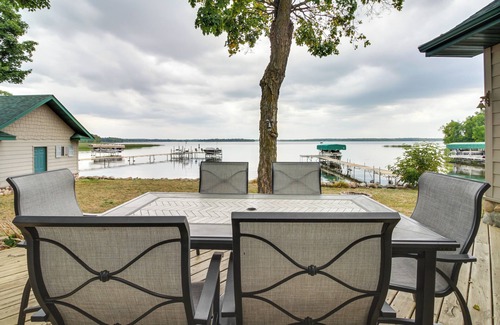 Isle Cabin | Lakefront Isle Escape w/Dock + Fire Pit!