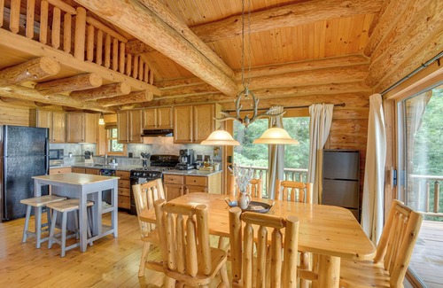 Jones Cabin | Lakefront Jones Cabin w/Private Dock & Game Room!