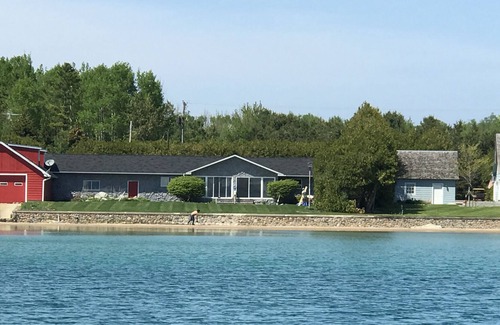 Northport House | Lakefront Living at Its Best - Private Sand Beach Close to Northport Village