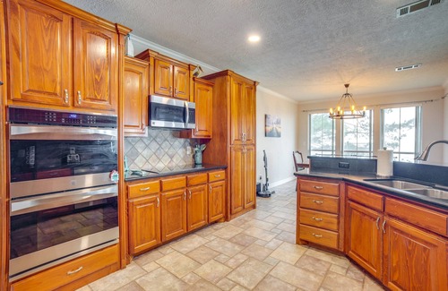 West Livingston House | Lakefront Livingston Vacation Rental w/ Boat Dock!